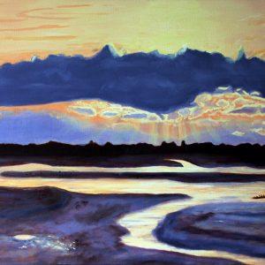 Pagham at sunset Pagham at sunset
