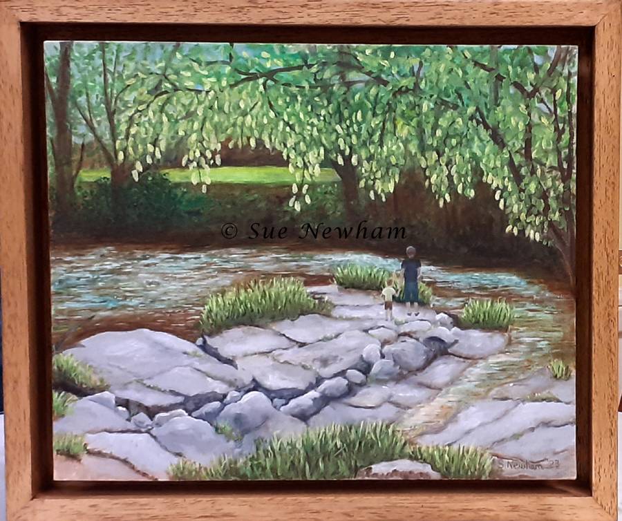 May sunshine over the Severn