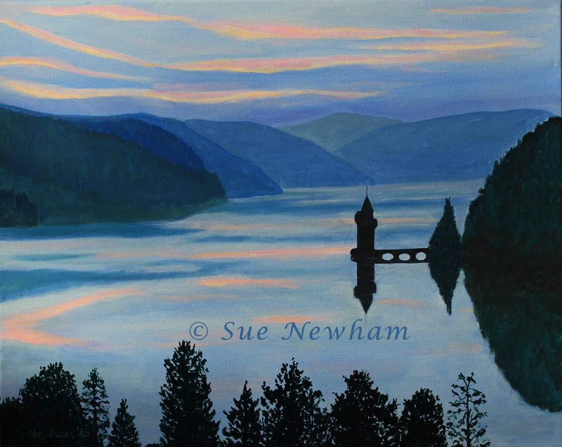 Dusk over Lake Vyrnwy